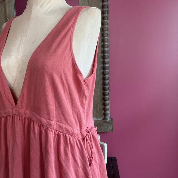 Wild Fable Rose Pink Sleeveless Side Tie Baby Doll Dress - Picture 3 of 5